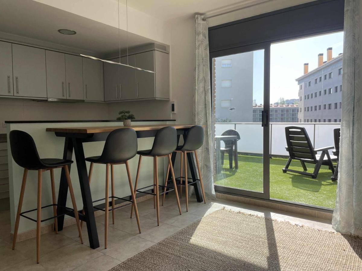 Solarium Con Terraza A 5 Minutos De La Playa Apartment Girona Ngoại thất bức ảnh
